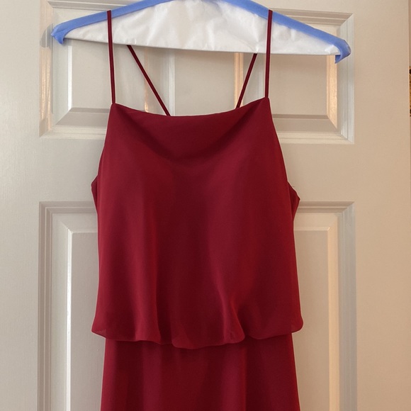 Kennedy Blue Bridesmaids Dress || Style, Fatima in Color, Claret - Picture 3 of 9